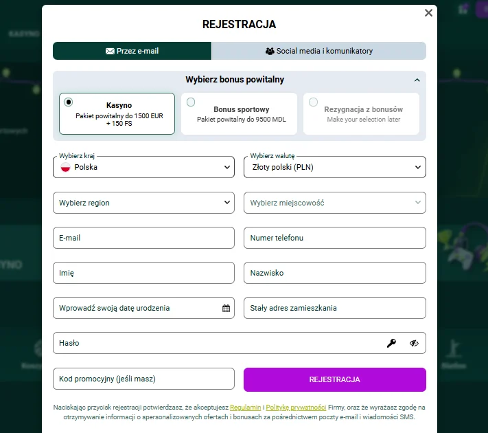 Spinbetter rejestracja Spinbetter rejestracja